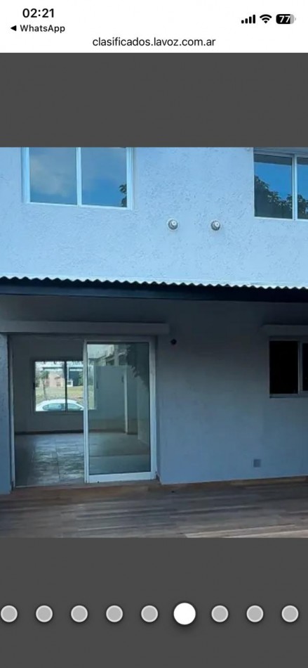 SE VENDE HERMOSO DUPLEX TRES DORMITORIOS ZONA NORTE